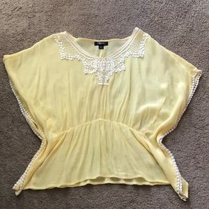 Yellow blouse with cute accents